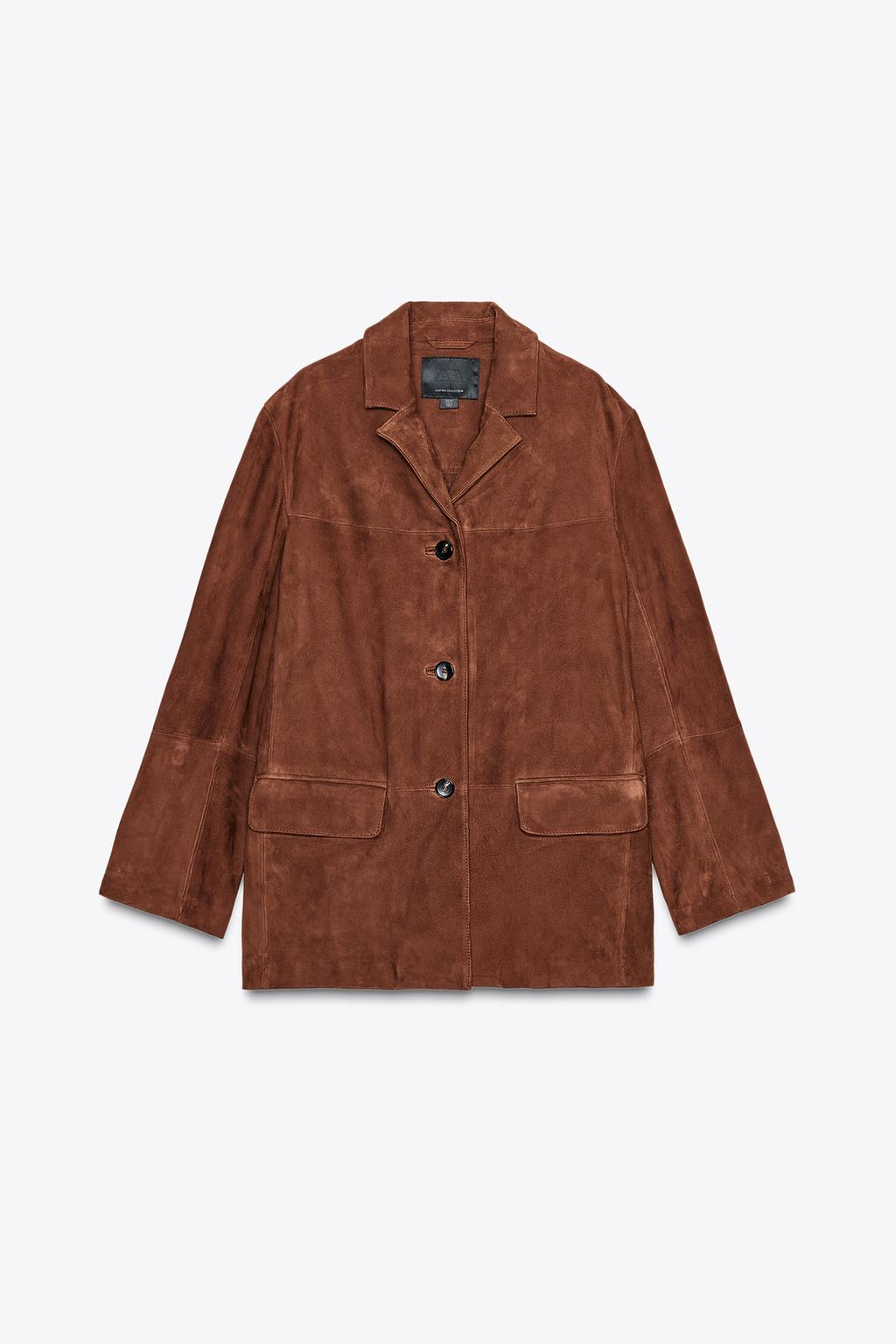 БЛЕЙЗЕР ОВЕРСАЙЗ ИЗ ЗАМШИ — LIMITED EDITION, ZW COLLECTION