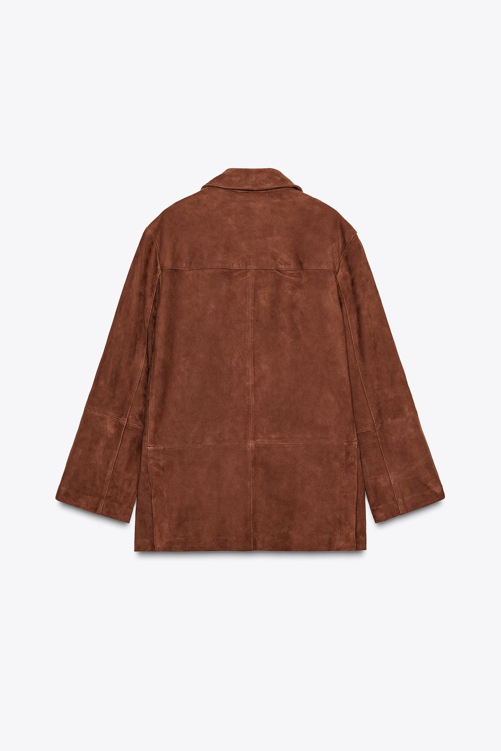 БЛЕЙЗЕР ОВЕРСАЙЗ ИЗ ЗАМШИ — LIMITED EDITION, ZW COLLECTION