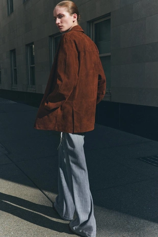 Блейзер оверсайз из замши — LIMITED EDITION, ZW COLLECTION- Заказать в России