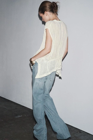 Джинсы клеш с низкой посадкой — ZW COLLECTION- Заказать в России