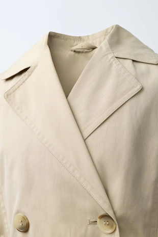 Длинный базовый тренч- Заказать в России