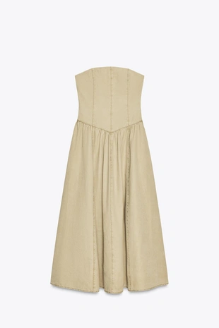 Платье без бретелей- Заказать в России