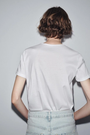 Футболка из мерсеризованного хлопка- Заказать в России