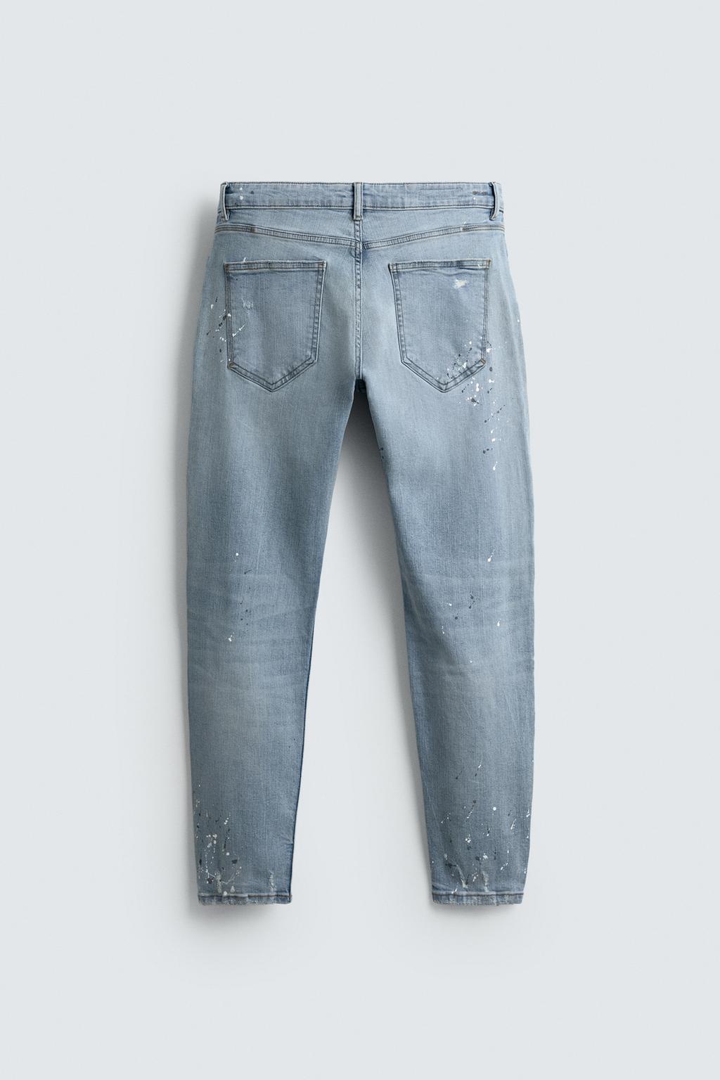 ДЖИНСЫ SKINNY FIT С РАЗРЕЗАМИ