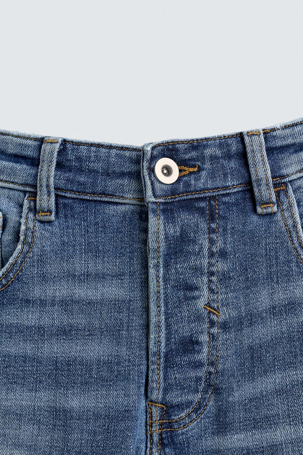 ДЖИНСЫ SKINNY FIT С РАЗРЕЗАМИ