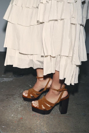 Юбка из ткани бамбула — ZW COLLECTION- Заказать в России