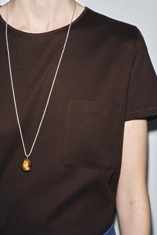 Футболка из мерсеризованного хлопка