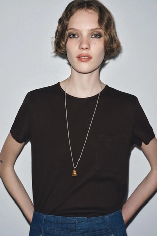 Футболка из мерсеризованного хлопка