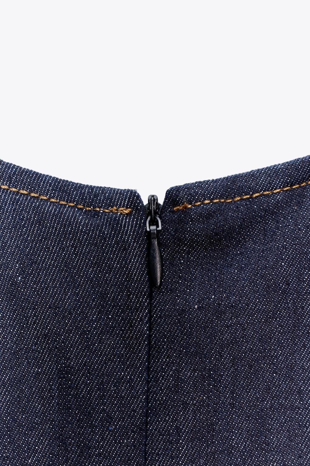 ДЛИННОЕ ДЖИНСОВОЕ ПЛАТЬЕ — ZW COLLECTION
