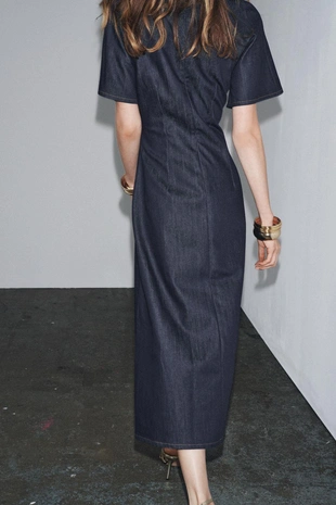 Длинное джинсовое платье — ZW COLLECTION- Заказать в России