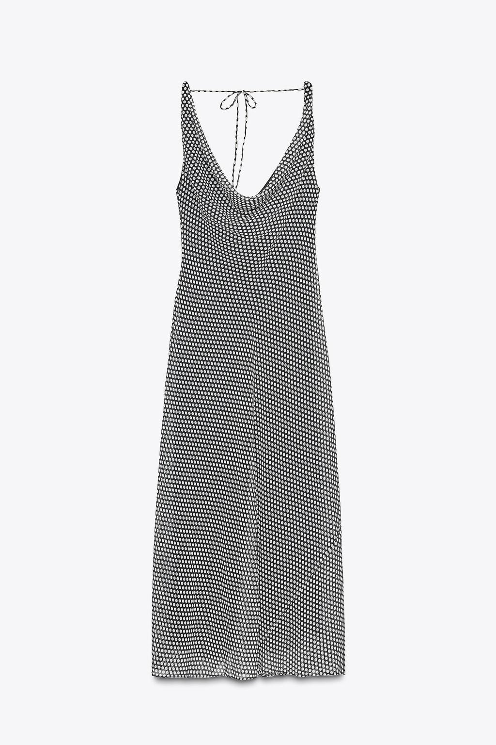 ПЛАТЬЕ МИДИ В ГОРОШЕК — ZW COLLECTION