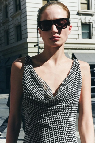 Платье миди в горошек — ZW COLLECTION- Заказать в России