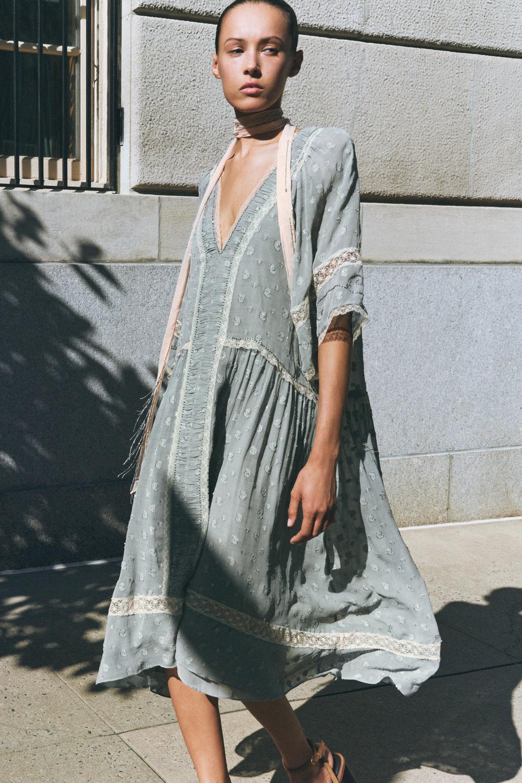 РОМАНТИЧНОЕ ПЛАТЬЕ МИДИ — ZW COLLECTION