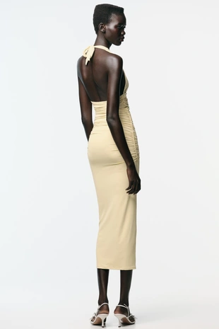Платье халтер из полиамида- Заказать в России