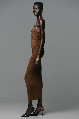 Платье из полиамида с ракушкой- Заказать в России