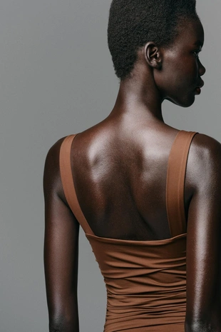 Платье из полиамида с ракушкой- Заказать в России