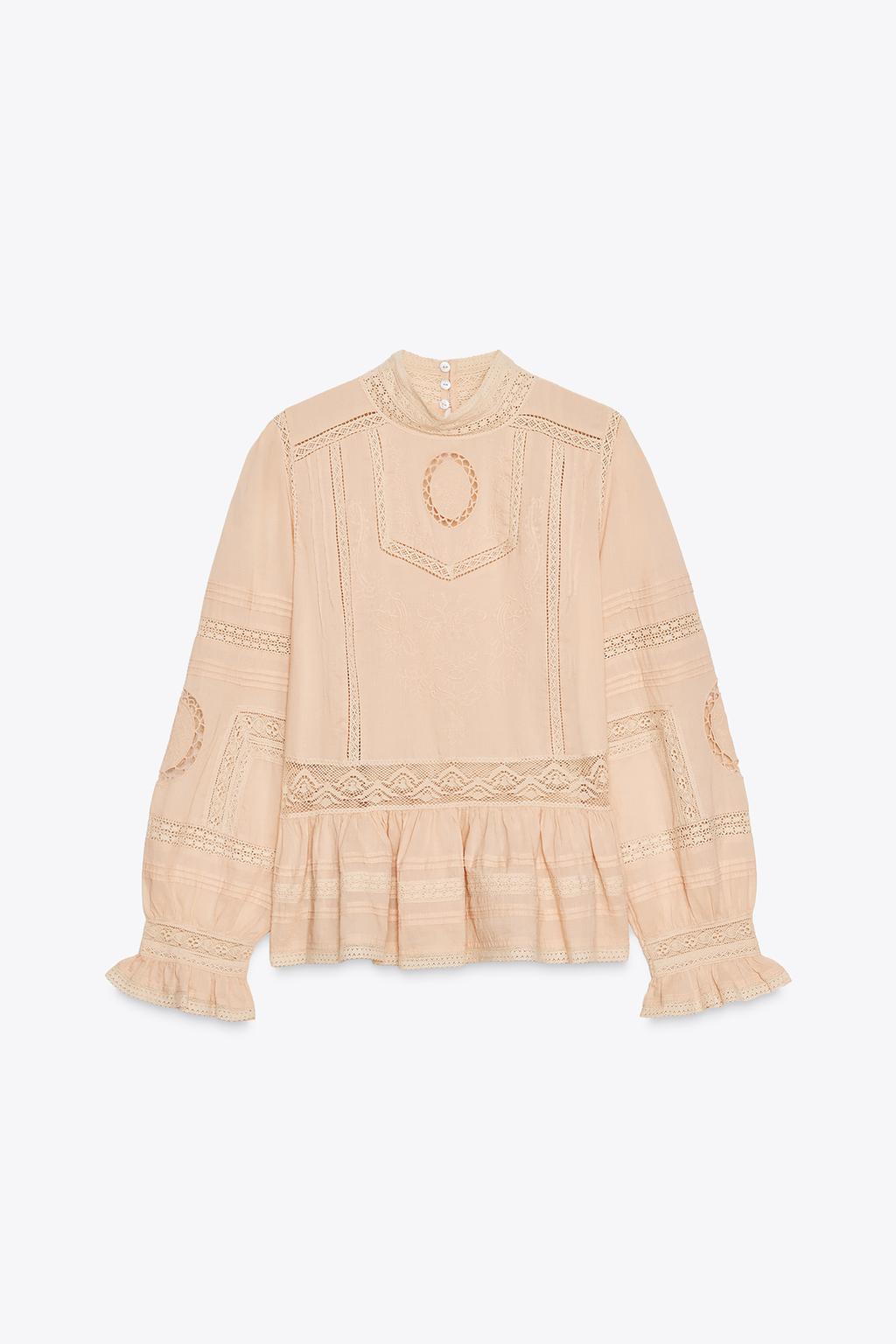 РОМАНТИЧНАЯ РУБАШКА С ВЫШИВКОЙ — ZW COLLECTION