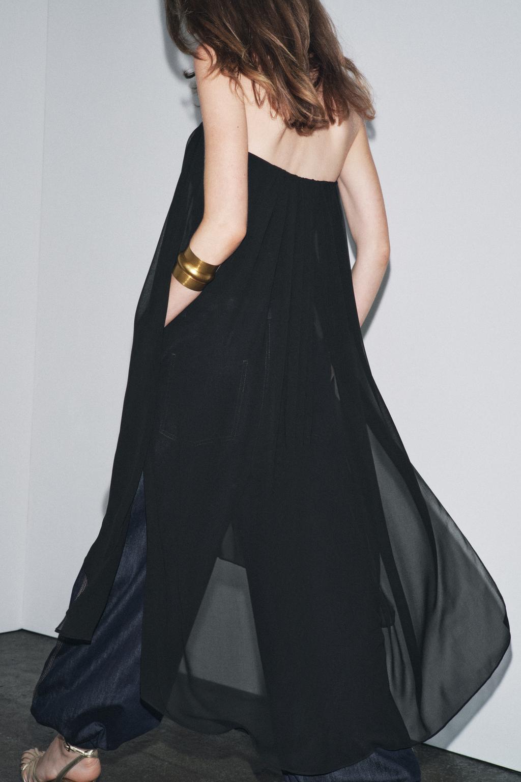 УДЛИНЕННЫЙ ТОП БЕЗ БРЕТЕЛЕЙ — ZW COLLECTION