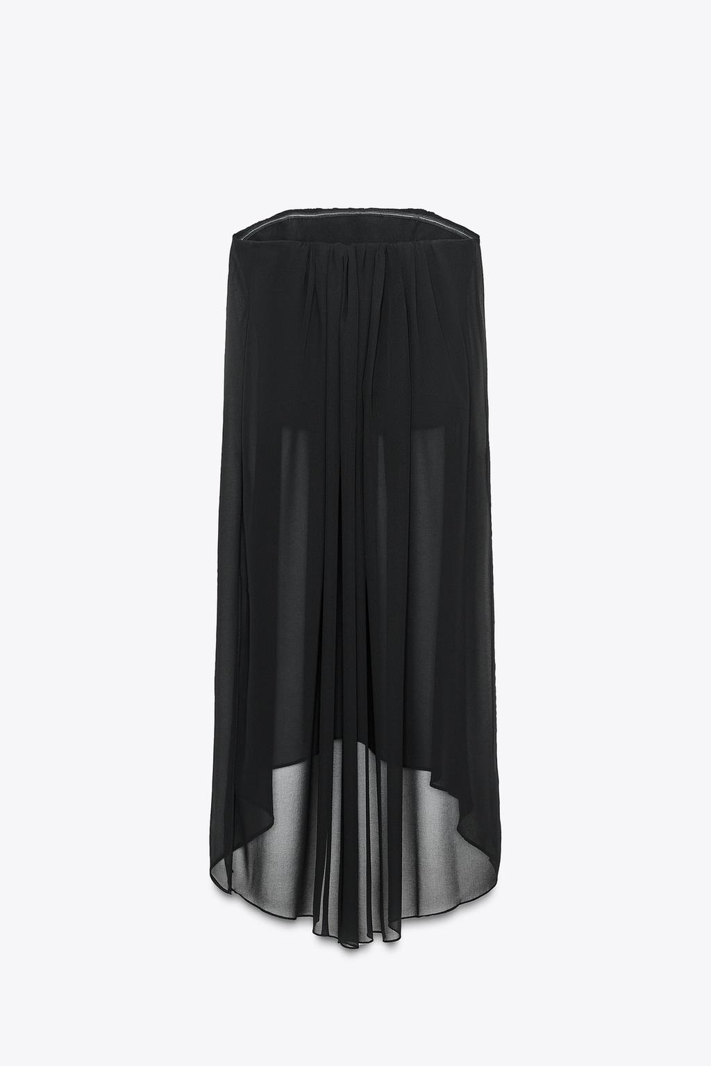 УДЛИНЕННЫЙ ТОП БЕЗ БРЕТЕЛЕЙ — ZW COLLECTION