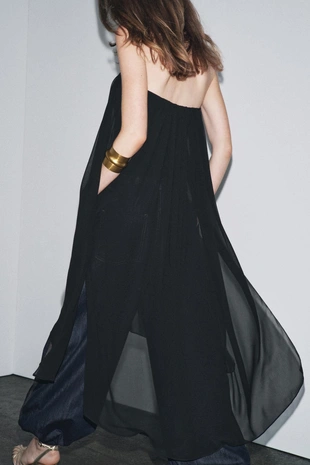 Удлиненный топ без бретелей — ZW COLLECTION- Заказать в России