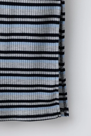 Юбка миди в полоску- Заказать в России