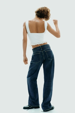 Комбинированный топ с фурнитурой- Заказать в России