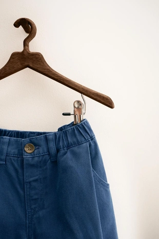 Bluish | 6917/520/420 - Zara ZARA TIMELESS - брюки-баллоны из твила с шерстью