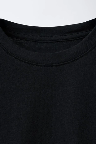 Однотонная футболка с длинными рукавами- Заказать в России