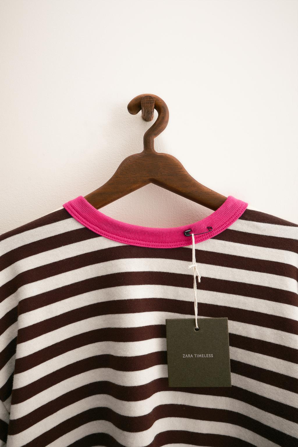 ZARA TIMELESS — ФУТБОЛКА В ПОЛОСКУ