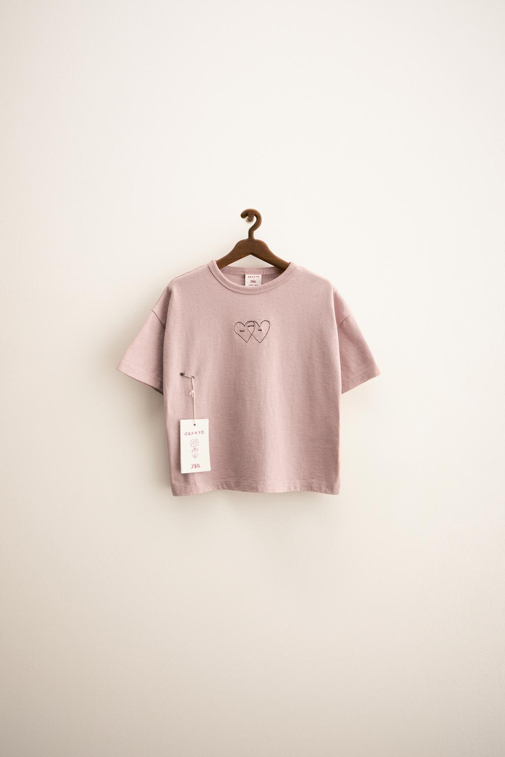 ZARA TIMELESS — ФУТБОЛКА С ВЫШИВКОЙ ORFAYO ©