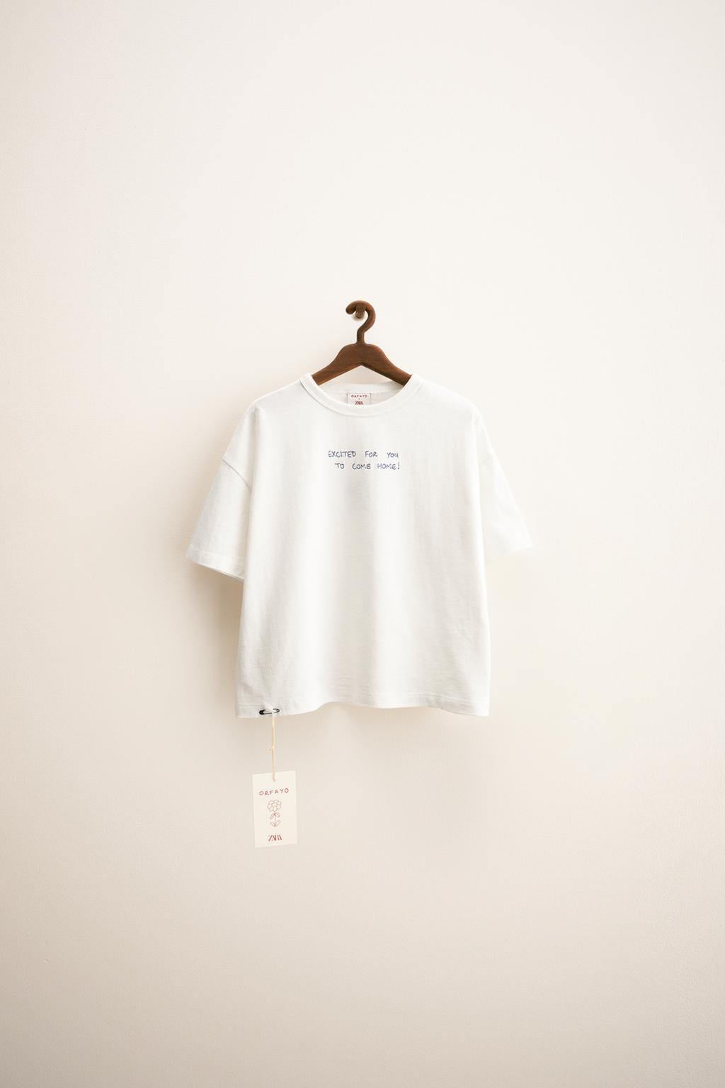 ZARA TIMELESS — ФУТБОЛКА С ВЫШИВКОЙ ORFAYO ©