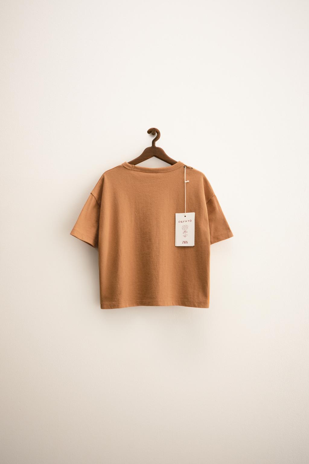 ZARA TIMELESS — ФУТБОЛКА С ВЫШИВКОЙ ORFAYO ©