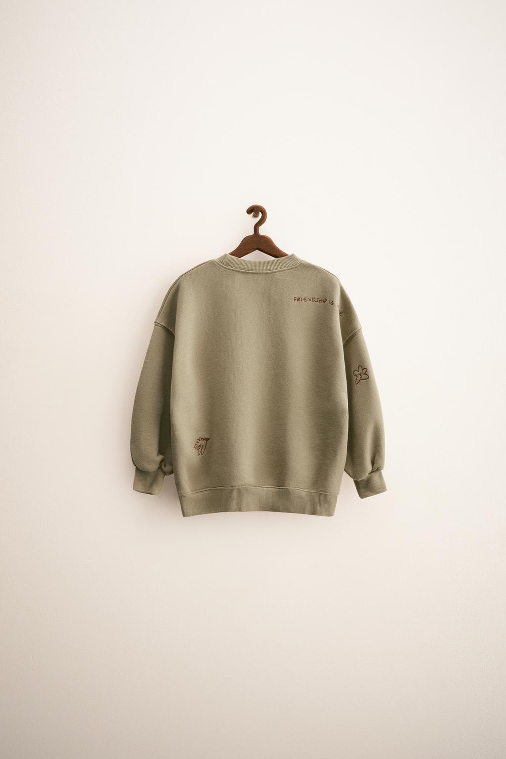 ZARA TIMELESS - ТОЛСТОВКА С ВЫШИВКОЙ ORFAYO ©