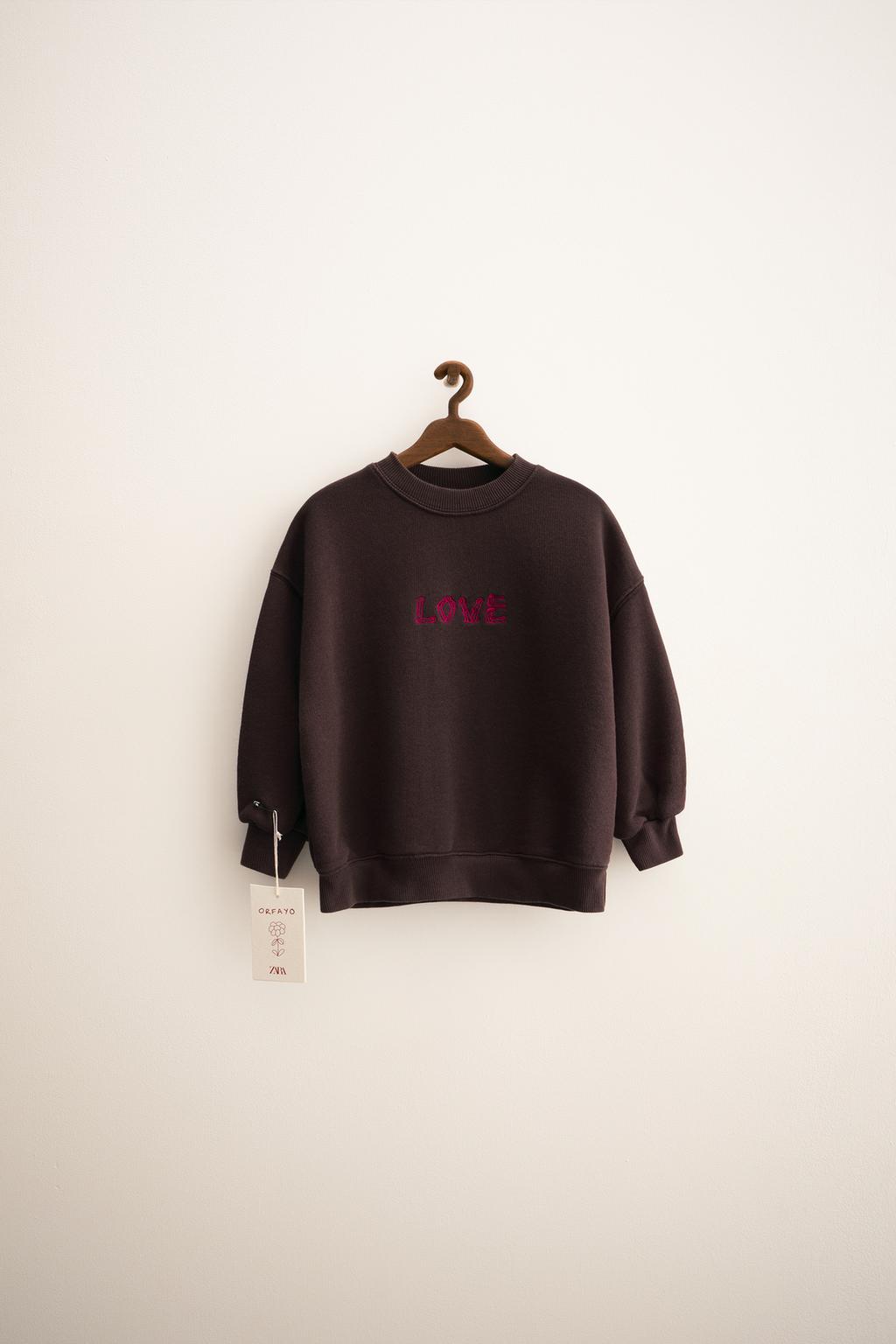 ZARA TIMELESS - ТОЛСТОВКА С ВЫШИВКОЙ ORFAYO ©