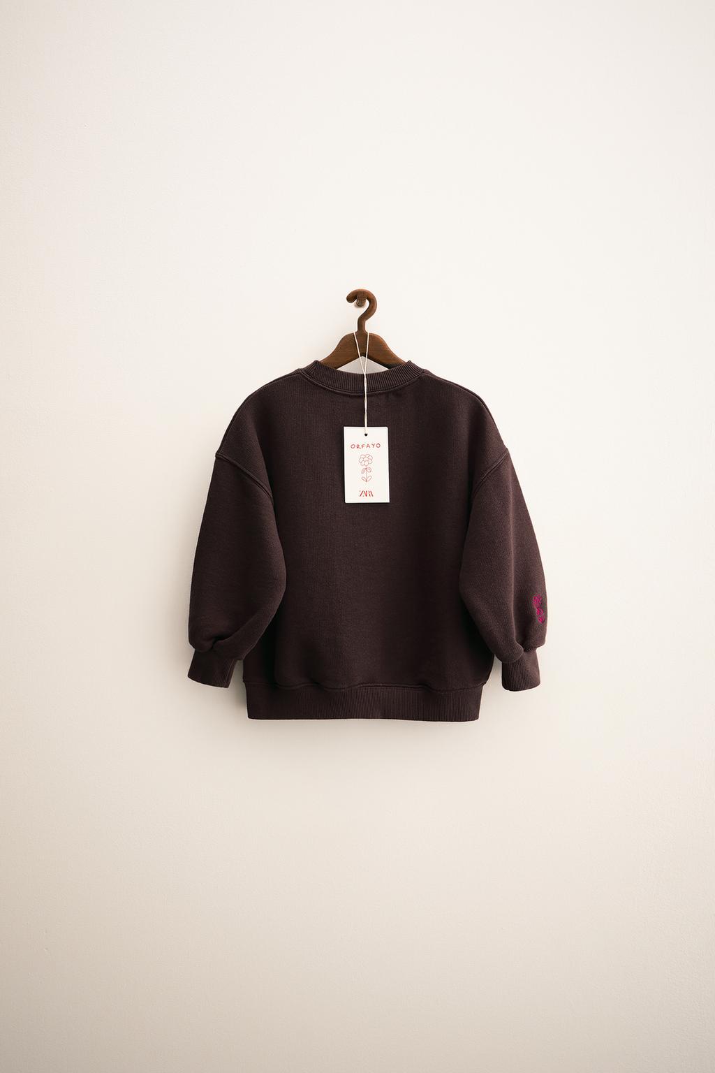 ZARA TIMELESS - ТОЛСТОВКА С ВЫШИВКОЙ ORFAYO ©