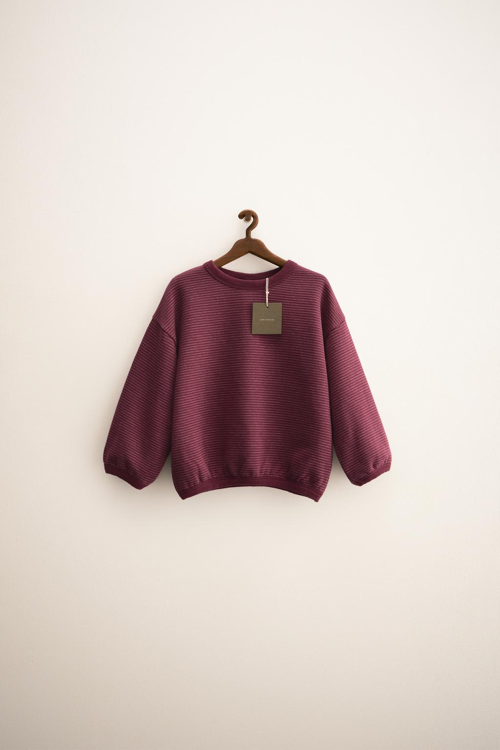ZARA TIMELESS - ТОЛСТОВКА В ТОНКУЮ ПОЛОСКУ