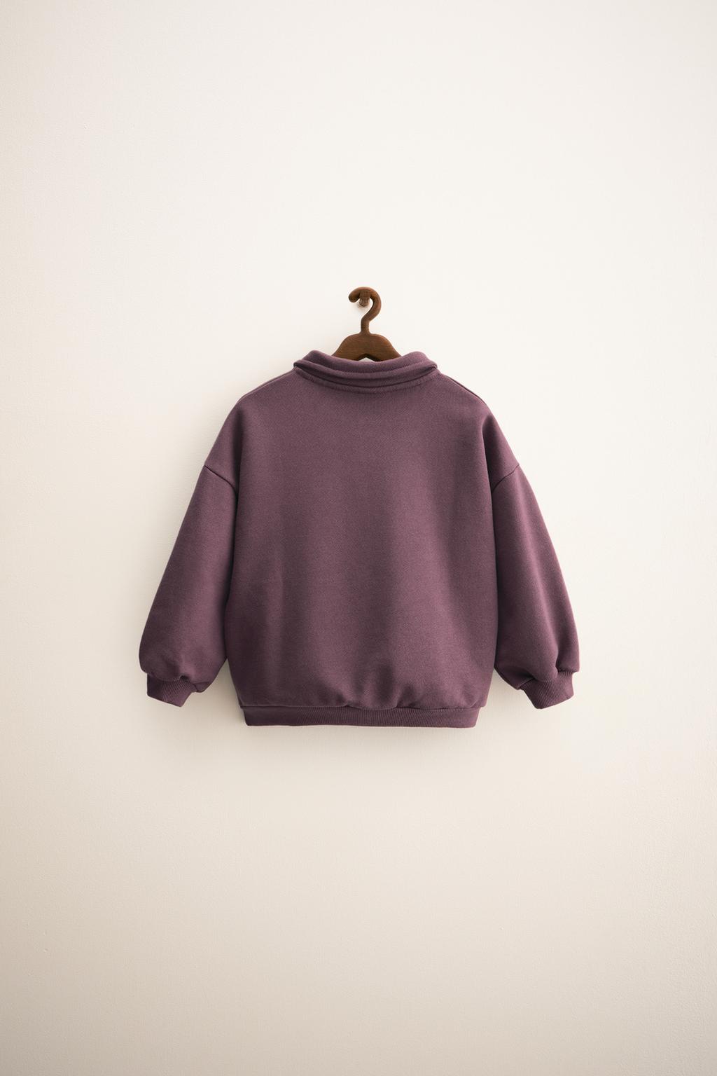 ZARA TIMELESS - ТОЛСТОВКА С ВОРОТНИКОМ ПОЛО