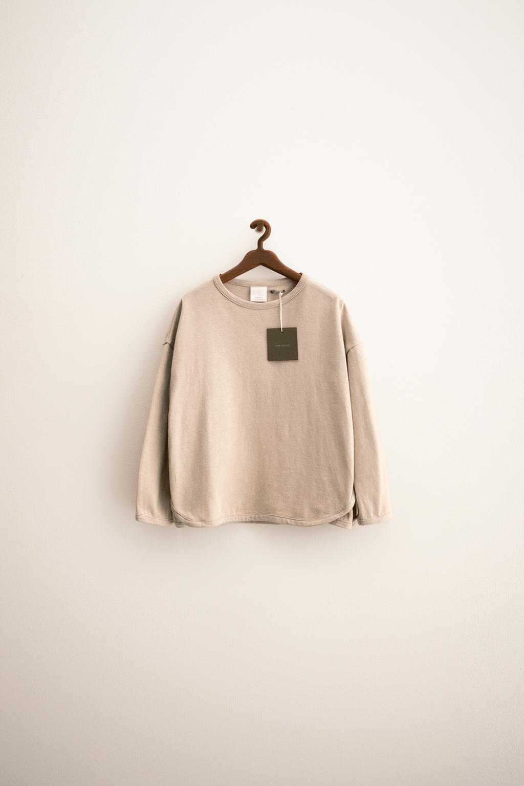 ZARA TIMELESS - ОДНОТОННАЯ ФУТБОЛКА С ОДЕЛКОЙ