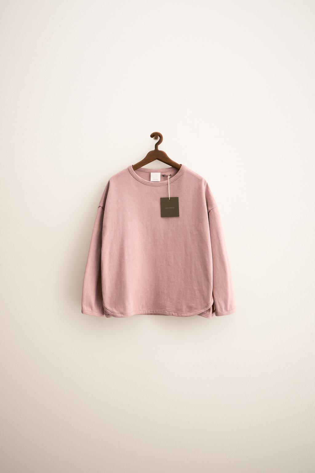 ZARA TIMELESS - ОДНОТОННАЯ ФУТБОЛКА С ОДЕЛКОЙ