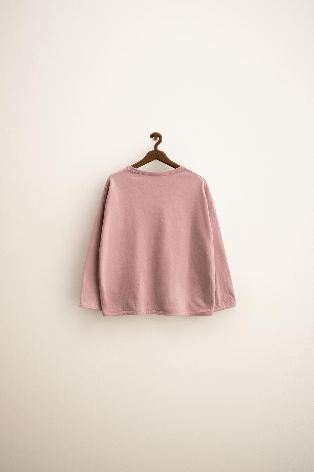 ZARA TIMELESS - ОДНОТОННАЯ ФУТБОЛКА С ОДЕЛКОЙ