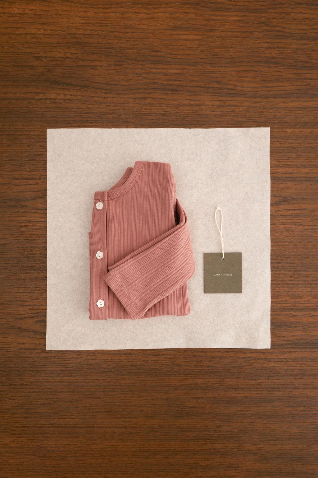 ZARA TIMELESS - ОДНОТОННАЯ ПИЖАМА НА ПУГОВИЦАХ ИЗ ХЛОПКА