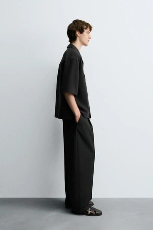 Рубашка RELAXED FIT из струящейся ткани- Заказать в России