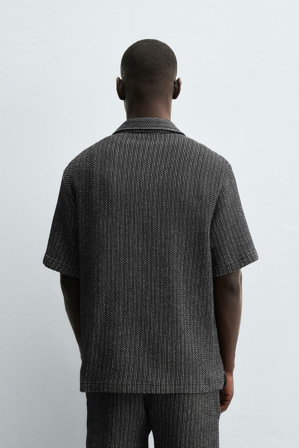 РУБАШКА JACQUARD С ТЕКСТУРОЙ
