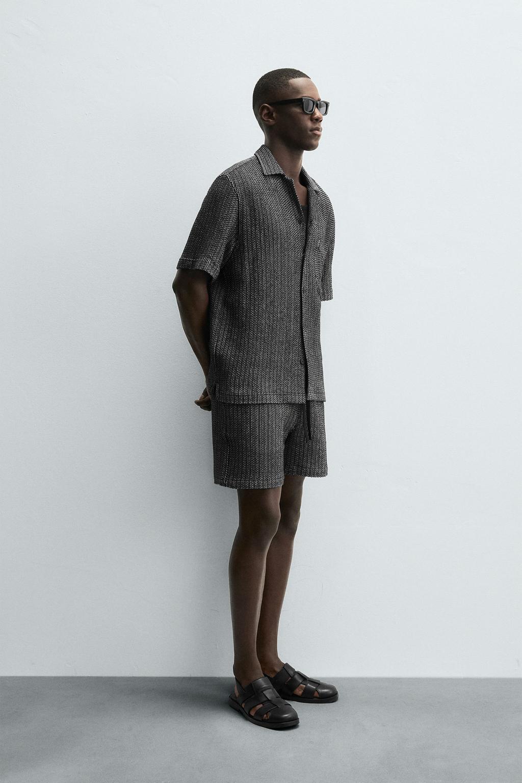 РУБАШКА JACQUARD С ТЕКСТУРОЙ