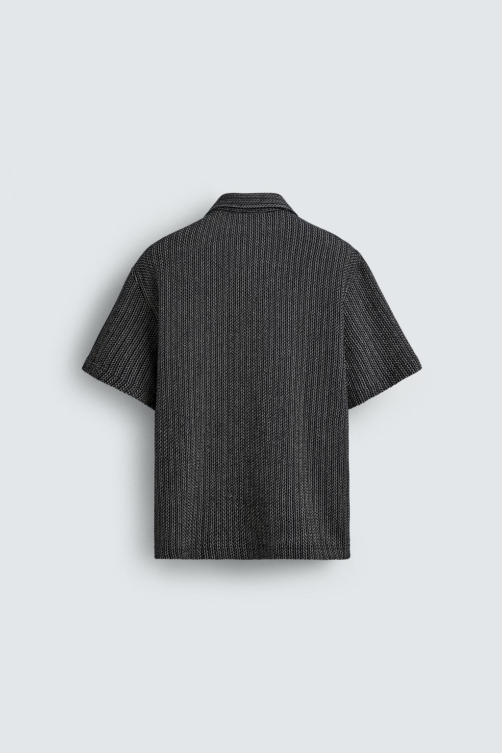 РУБАШКА JACQUARD С ТЕКСТУРОЙ
