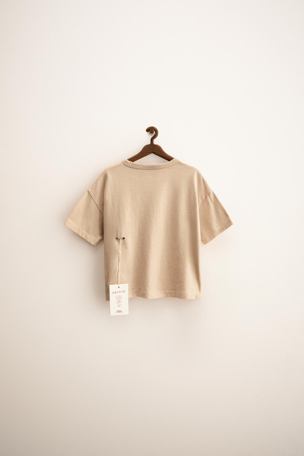 ZARA TIMELESS — ФУТБОЛКА С ВЫШИВКОЙ ORFAYO ©