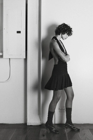 Платье-комбинезон халтер- Заказать в России