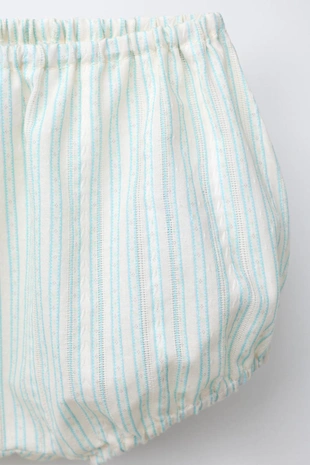 Жаккардовый комплект из рубашки и трусиков в полоску- Заказать в России