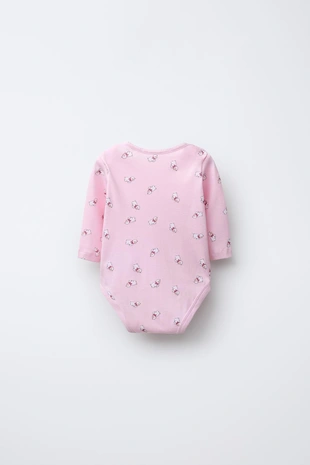 Pink | 8501/497/620 - Zara Набор из пяти боди с овечками