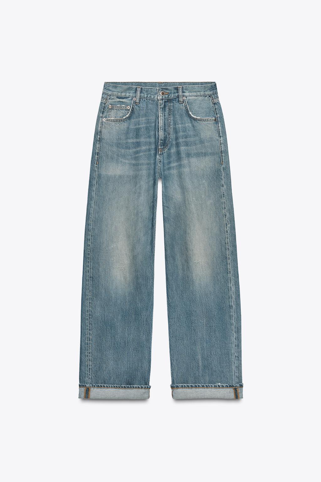 ДЖИНСЫ BAGGY СО СРЕДНЕЙ ПОСАДКОЙ — ZW COLLECTION